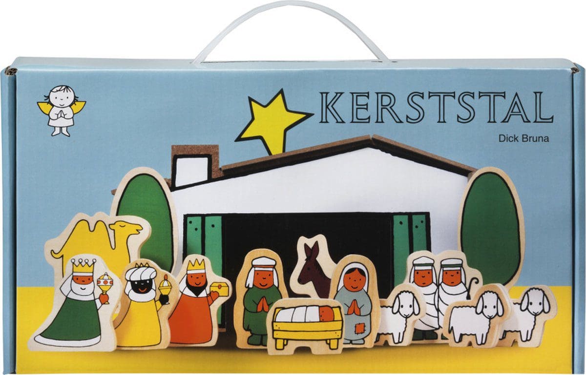 Dick Bruna - Houten kerststal - kerstgroep - Afbeelding 4