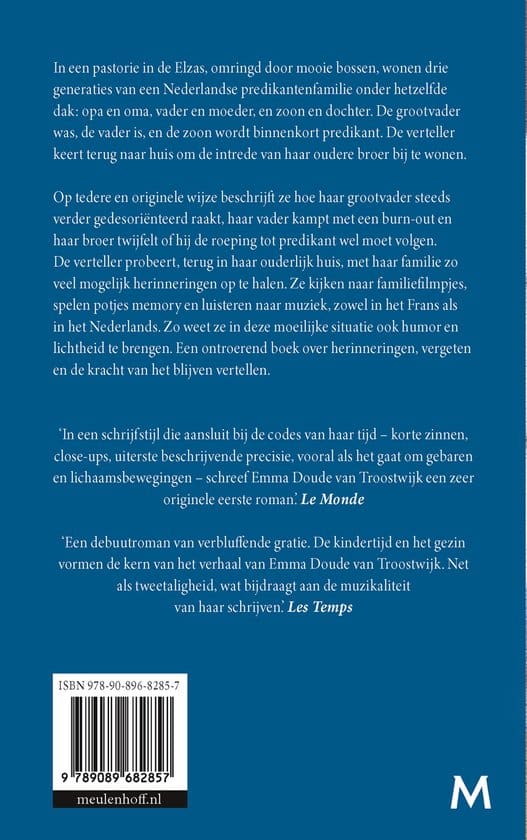 Emma Doude van Troostwijk - achterkant