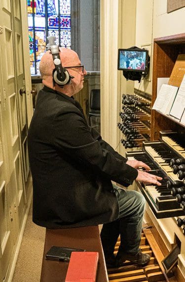 Jan Hage organist van de Domkerk